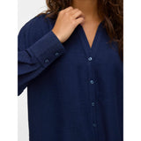 Vero Moda Vmmelaney Shirt In Navy