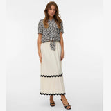 Vero Moda VMMENNY Tie Shirt In Birch