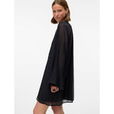 Vero Moda Vmmie Minna Short Dress In Black