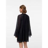 Vero Moda Vmmie Minna Short Dress In Black