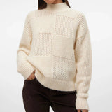 Vero Moda VMMOON Pullover In Grey/Birch