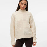 Vero Moda VMMOON Pullover In Grey/Birch