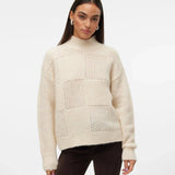 Vero Moda VMMOON Pullover In Grey/Birch