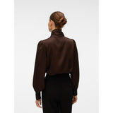Vero Moda Vmnini Cia Bow Top In Chocolate
