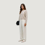 Vero Moda VMNOVAH Knit Cardigan In Beige