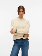 Vero Moda Vmshadow Knitted Pullover In Birch