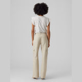 Vero Moda VMTASSA Frill Top In Snow White