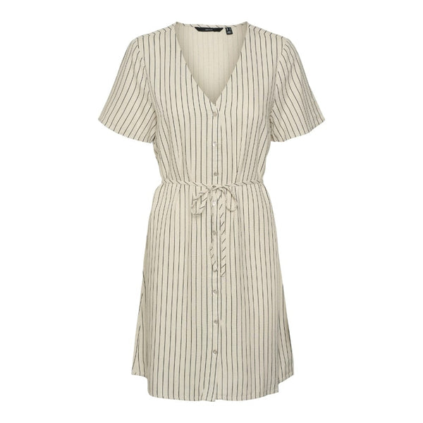 Vero Moda VMMYMILO Short dress in Silver Lining