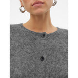 VMNOVAH Long-sleeve button cardi in grey