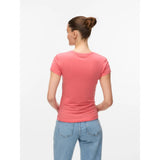 Vero Moda AWARE AWINES T-Shirt In Tea Rose