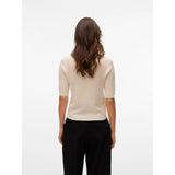 Vero Moda AWARE AWPANAMA Knit Cardigan In Ivory