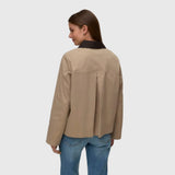 Vero Moda VMCHELSEAPOPPY Short Jacket In Silver Mink