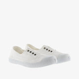 Victoria 1915 Inglesa Drec® Canvas Elastic Plimsoll in Blanco