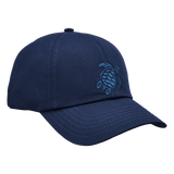 Vilebrequin Solid Cap Turtle Embroidery Navy