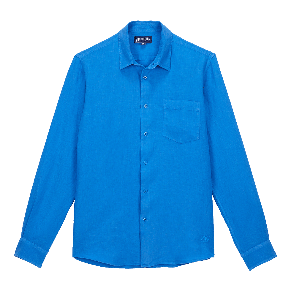 VILEBREQUIN Men Linen Shirt Solid main image 0