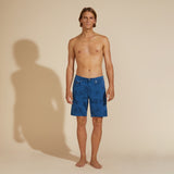 Vilebrequin 5-Pockets Bermuda Shorts Ronde Des Tortues in Blue