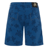 Vilebrequin 5-Pockets Bermuda Shorts Ronde Des Tortues in Blue