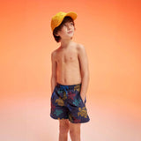 Vilebrequin Boys Swim Shorts Ronde des Tortues Tricot In Multi