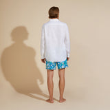 Vilebrequin Long Sleeve Linen Shirt In White