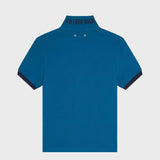 Vilebrequin Men Organic Cotton Pique Polo Shirt Solid Peacock