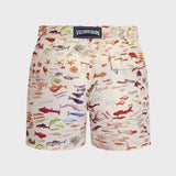 Vilebrequin Men Swim Shorts Pescador VBQ X Fabrice Hyber Papier