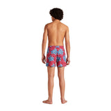 Vilebrequin Men Swim Shorts Turtles Sequins in Merlot