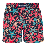 Vilebrequin Moorea Starfish Swim Shorts in Encre Blue Multi