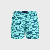 Vilebrequin Swim Shorts Whales In Celadon