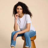 White Stuff Abbie Tee in Brilliant White