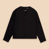 White Stuff Adele Linen Jacket in Pure Black
