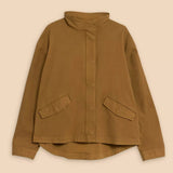White Stuff Cotton Jacket in Khaki Green