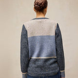The White Stuff Talia Nep Block Jumper In Blue