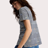 White Stuff Abbie Stripe T-shirt In Navy Multi