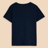 White Stuff Abbie Tee In Dark Navy