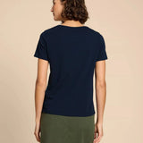 White Stuff Abbie Tee In Dark Navy