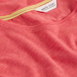 White Stuff Abbie Tee In Mid Coral