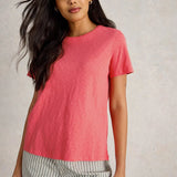 White Stuff Abbie Tee In Mid Coral