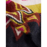 White Stuff Alice Abstract Jumper In Pink Multi