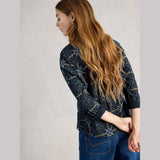 White Stuff Allie Jersey Shirt In Navy