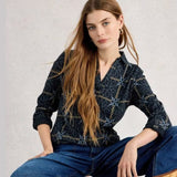 White Stuff Allie Jersey Shirt In Navy