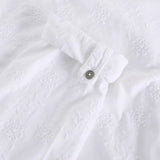 White Stuff Annie Broderie Jersey Shirt In Brilliant White