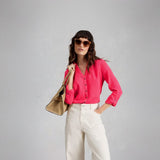White Stuff Annie Double Cloth In Bright Pink