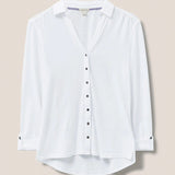 White Stuff Annie Jersey Shirt Bril White
