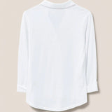 White Stuff Annie Jersey Shirt Bril White