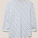 White Stuff Annie Print Jersey Shirt White