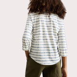White Stuff Beth Stripe 3/4 Sleeve Shirt