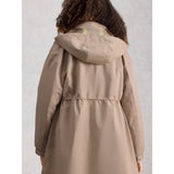 White Stuff Beth Waterproof Coat In Light Natural