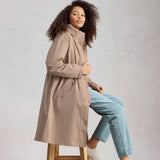 White Stuff Beth Waterproof Coat In Light Natural