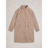 White Stuff Beth Waterproof Coat In Light Natural