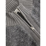 White Stuff Bobby Boucle Zip Cardi In Grey